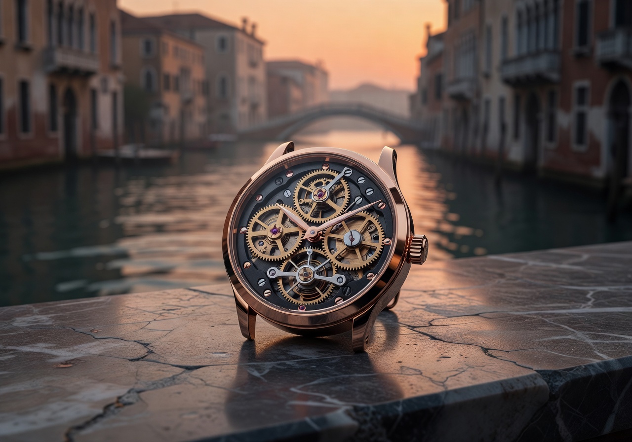 Venezia Skeleton Handcrafted Watch
